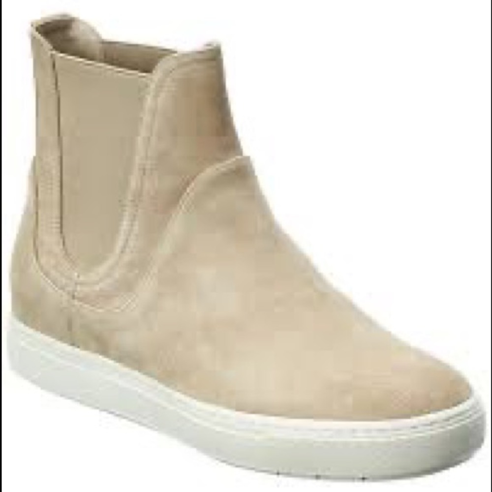 Vince Nira Suede High-Top Lug-Sole Laceless Sneakers - Picture 2 of 2